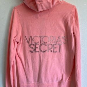 Victoria's Secret Supermodel Essentials Coral Hoodie Sweater